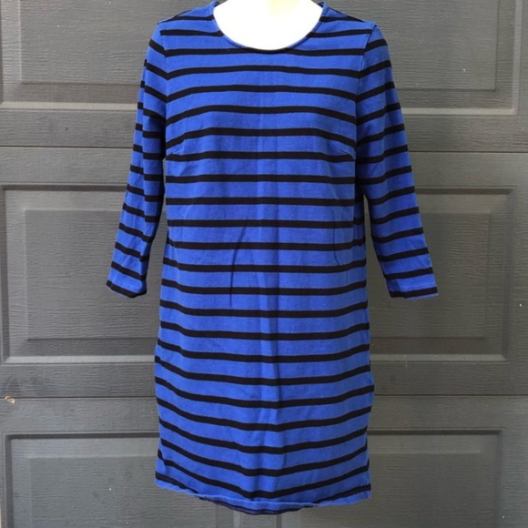 Old Navy Dresses & Skirts - Old Navy | Black & Blue Striped Long Sleeve Dress Old Navy Dresses & Skirts - Old Navy | Black & Blue Striped Long Sleeve Dress